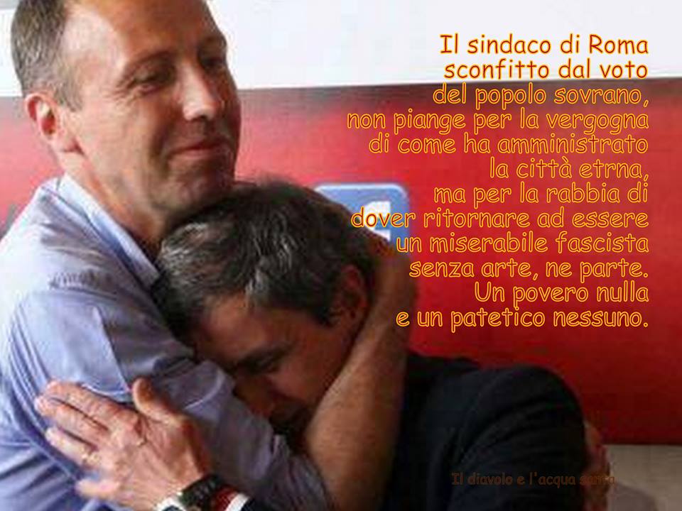 Alemanno sconfitto