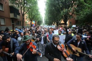 il grande corteo